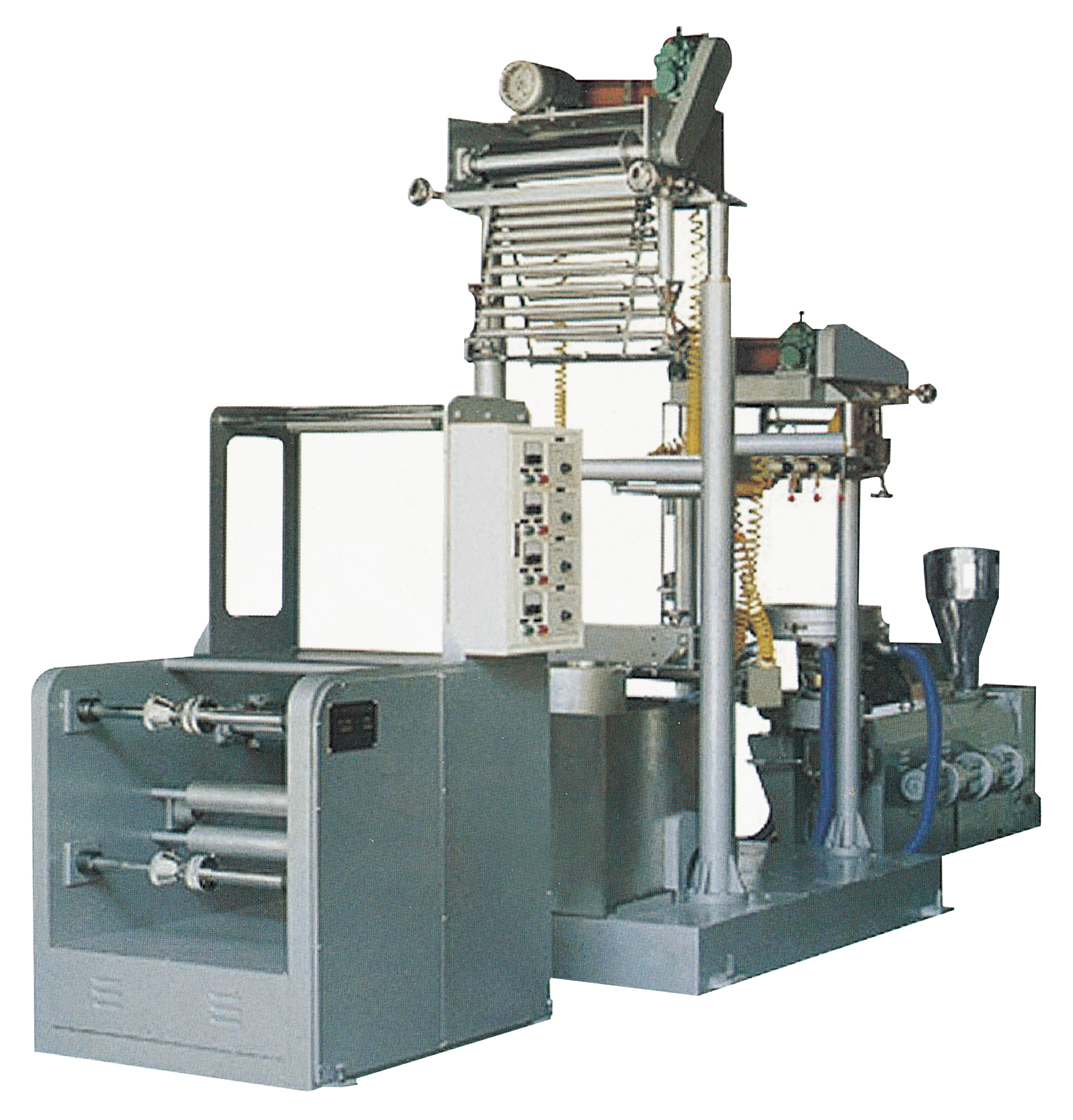 SJRM50-200 pvc heat shrink plastic extruder film blowing machine